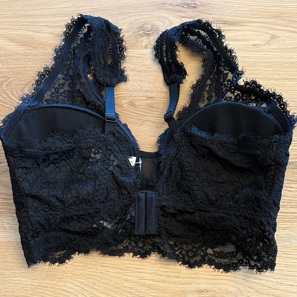 NWT Aerie Black Lace Bralette - Picture 5 of 5